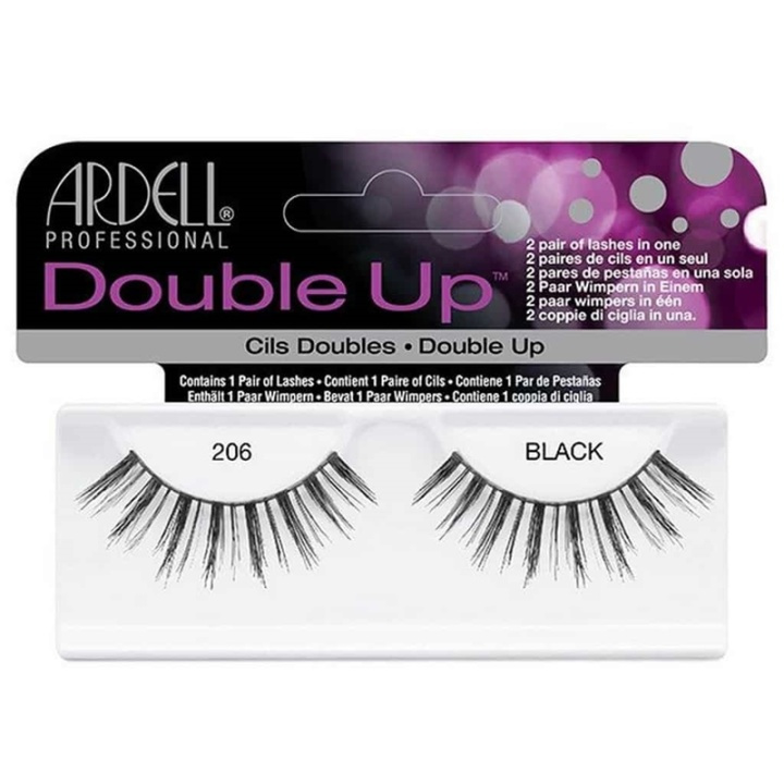Ardell Double Up False Eyelashes Black 206 i gruppen SKØNHED & HELSE / Makeup / Øjne og øjenbryn / Falske øjenvipper hos TP E-commerce Nordic AB (38-69675)