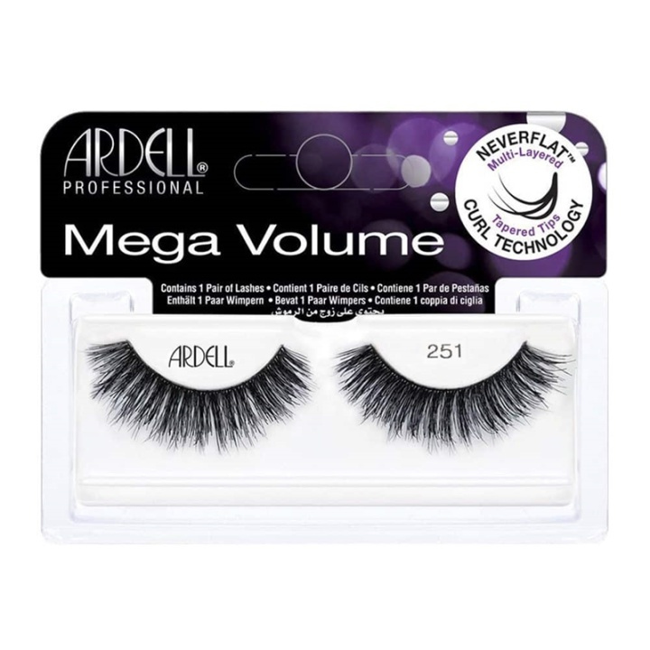 Ardell False Lashes Mega Volume 251 Black i gruppen SKØNHED & HELSE / Makeup / Øjne og øjenbryn / Falske øjenvipper hos TP E-commerce Nordic AB (38-69690)