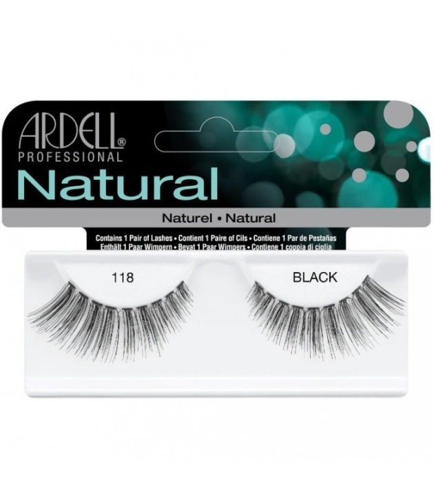 Ardell Natural Lashes 118 Black i gruppen SKØNHED & HELSE / Makeup / Øjne og øjenbryn / Falske øjenvipper hos TP E-commerce Nordic AB (38-69714)