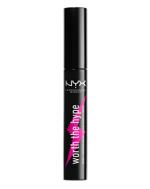 NYX PROF. MAKEUP Worth The Hype Volumizing & Lengthening Mascara Black/Noir i gruppen SKØNHED & HELSE / Makeup / Øjne og øjenbryn / Mascara hos TP E-commerce Nordic AB (38-69816)