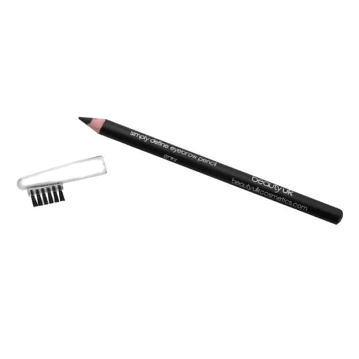 Beauty UK Eyebrow Pencil - Grey i gruppen SKØNHED & HELSE / Makeup / Øjne og øjenbryn / Øjenbryn pen hos TP E-commerce Nordic AB (38-69858)