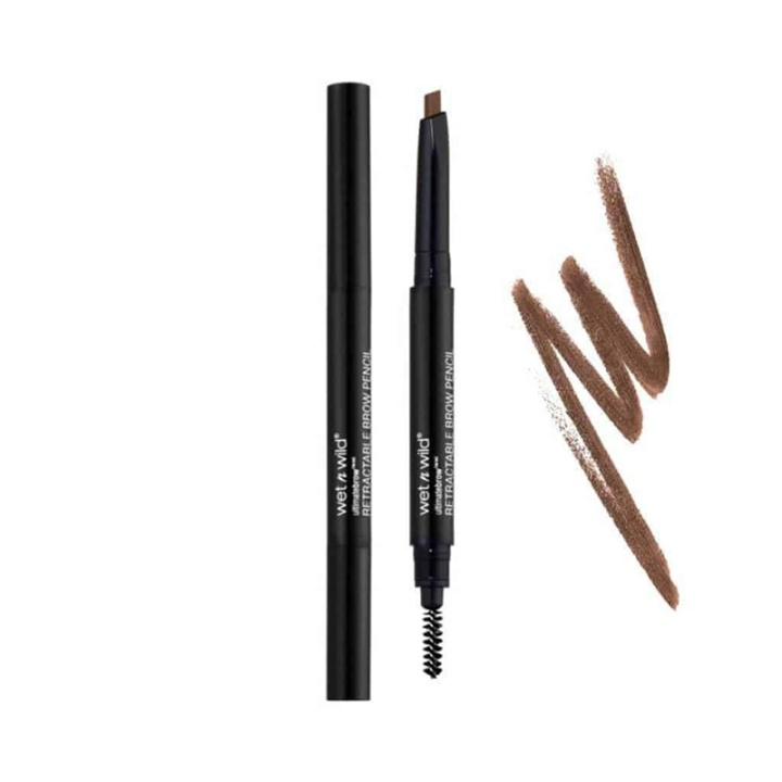 Wet n Wild Ultimate Brow Retractable Pencil Medium Brown i gruppen SKØNHED & HELSE / Makeup / Øjne og øjenbryn / Øjenbryn pen hos TP E-commerce Nordic AB (38-69876)