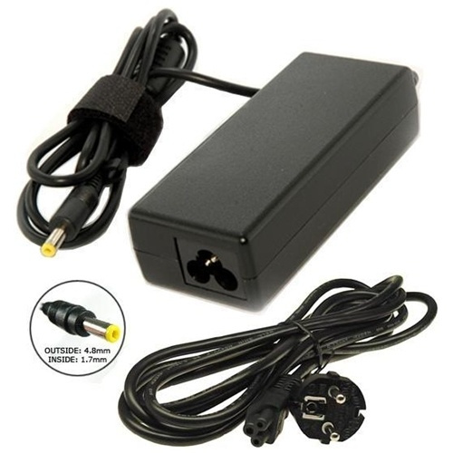 AC Adapter till HP, 18.5V 3.5A 65W (4.8x1.7mm) i gruppen COMPUTERTILBEHØR / Bærbare computere og tilbehør / Oplader / Opladere til laptops / HP/Compaq hos TP E-commerce Nordic AB (38-7001)