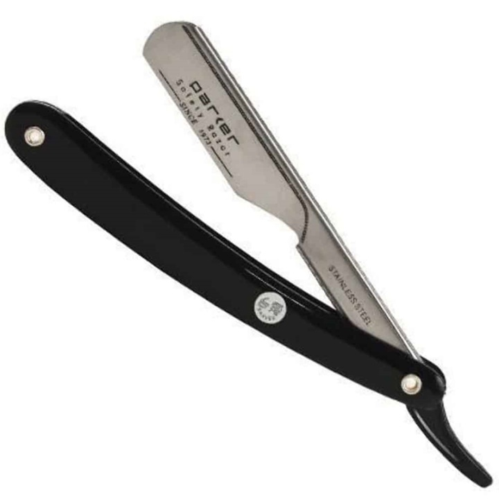 Parker 33R Shave Knife Barber Black i gruppen SKØNHED & HELSE / Hår og styling / Barbering og trimning / Barberskraber og tilbehør hos TP E-commerce Nordic AB (38-70075)