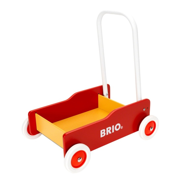 Brio 31350 Lära Gå Vagn Röd i gruppen LEGETØJ, BØRN & BABY / Babyleg (0-3 år) / Gåvogne hos TP E-commerce Nordic AB (38-70248)