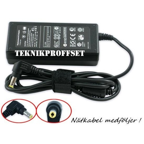 AC Adapter till Toshiba 19V 3.42A 65W (5.5x2.5mm) i gruppen COMPUTERTILBEHØR / Bærbare computere og tilbehør / Oplader / Opladere til laptops / Toshiba hos TP E-commerce Nordic AB (38-7031)