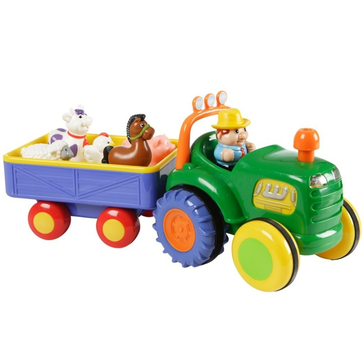 Happy Baby Farm Tractor med Trailer i gruppen LEGETØJ, BØRN & BABY / Legetøj / Legetøjsbiler hos TP E-commerce Nordic AB (38-70449)