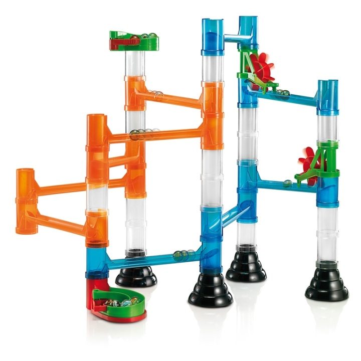 Quercetti Kulbana Marble Run Transp. i gruppen LEGETØJ, BØRN & BABY / Legetøj / Eksperiment og gør det selv hos TP E-commerce Nordic AB (38-70819)