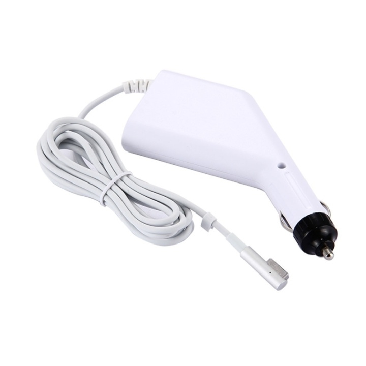 Biloplader til Apple Macbook, 16,5V (3,65A) 60W, hvid i gruppen COMPUTERTILBEHØR / Bærbare computere og tilbehør / Oplader / Bilopladere hos TP E-commerce Nordic AB (38-7113)