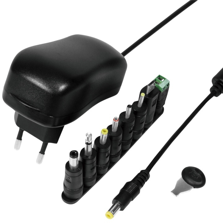 LogiLink Nätadapter 230V-> 3-12V 1A i gruppen COMPUTERTILBEHØR / Bærbare computere og tilbehør / Oplader / Opladere til laptops / Universal hos TP E-commerce Nordic AB (38-71331)