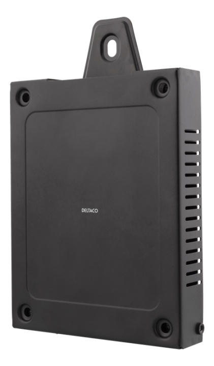 DELTACO Universal Anti-theft media box mount, mount kit, steel, black i gruppen COMPUTERTILBEHØR / Computer Tilbehør / Andet hos TP E-commerce Nordic AB (38-71603)