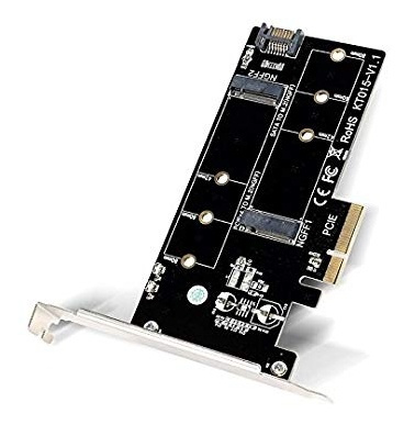 M.2 PCIE Card i gruppen COMPUTERTILBEHØR / Computerkomponenter / Harddiske / Adaptere og tilbehør hos TP E-commerce Nordic AB (38-71808)