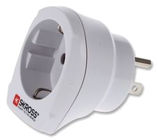 SKROSS Europa til USA jordet rejseadapter, 15A, 110-125V, hvid i gruppen HJEM, HUS & HAVE / Elektricitet & Belysning / Rejseadaptere hos TP E-commerce Nordic AB (38-71958)