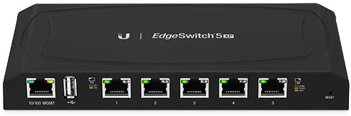 Ubiquiti EdgeSwitch XP 5-Port Switch, Gigabit, 24V PoE, carrier-class, i gruppen COMPUTERTILBEHØR / Netværk / Switches / 10/100/1000Mbps hos TP E-commerce Nordic AB (38-71994)