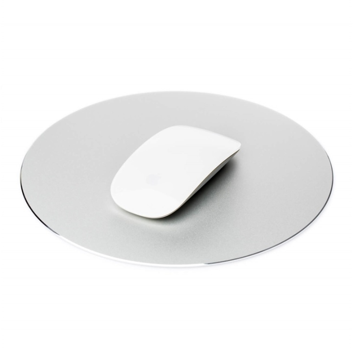 Desire2 Musmatta Premium Aluminium Rund Silver i gruppen COMPUTERTILBEHØR / Mus og tastatur / Musemåtter hos TP E-commerce Nordic AB (38-72022)
