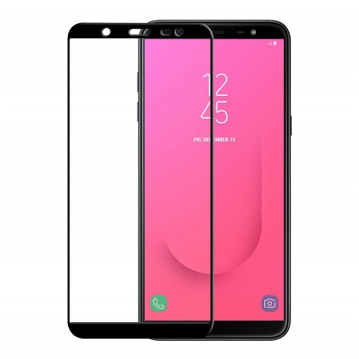 Gear Hærdet Glas 3D Full Cover Sort Samsung J8 2018 i gruppen SMARTPHONES & TABLETS / Mobil Beskyttelse / Samsung hos TP E-commerce Nordic AB (38-72070)