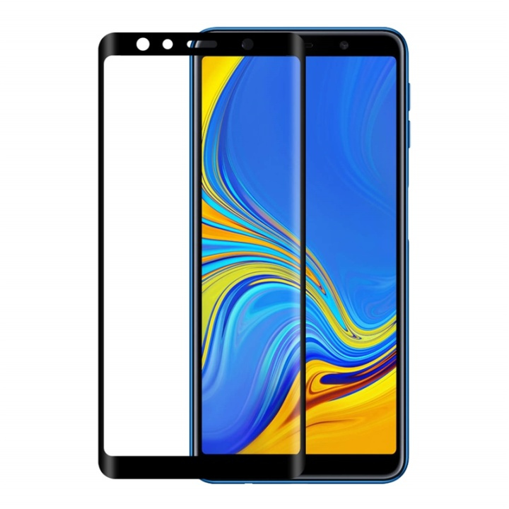 Gear Hærdet Glas 3D Full Cover Sort Samsung A7 i gruppen SMARTPHONES & TABLETS / Mobil Beskyttelse / Samsung hos TP E-commerce Nordic AB (38-72081)