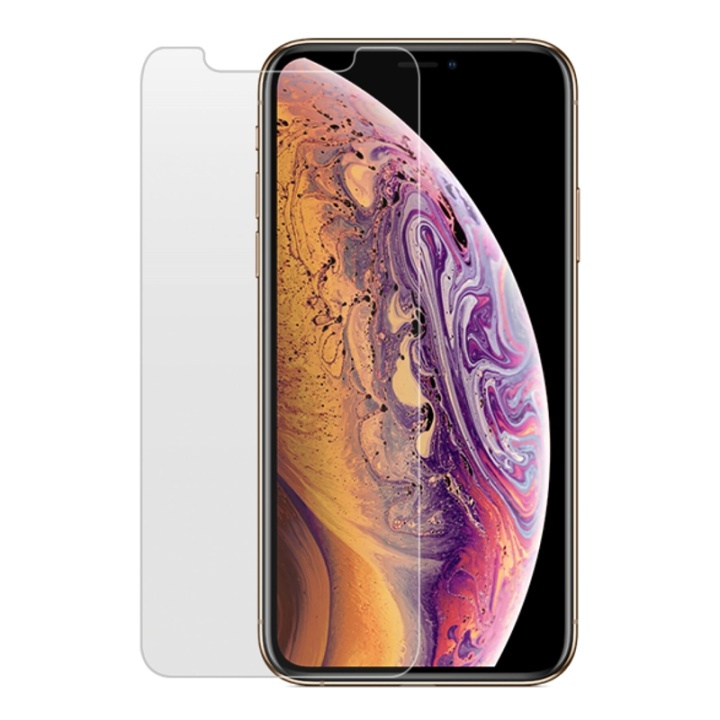 Gear Glass Prot. Flat Case Friendly 2.5D GOLD iPhone Xs Max/11 Pro Max i gruppen SMARTPHONES & TABLETS / Mobil Beskyttelse / Apple / iPhone XS Max / Skærmbeskyttelse hos TP E-commerce Nordic AB (38-72088)