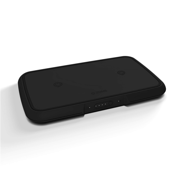 Zens Dual Powerbank Qi Trådløs 9000mAh Lader & Oplades Trådløs i gruppen SMARTPHONES & TABLETS / Opladere og kabler / Powerbanks hos TP E-commerce Nordic AB (38-72223)