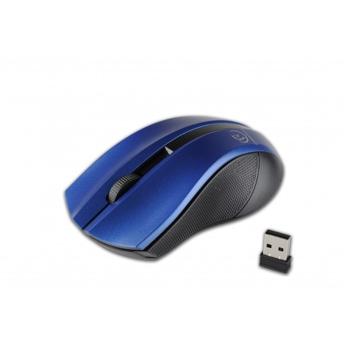 Rebeltec Galaxy - trådløs mus med blå/sort design i gruppen COMPUTERTILBEHØR / Mus og tastatur / Mus / Ledningsfri hos TP E-commerce Nordic AB (38-72369)