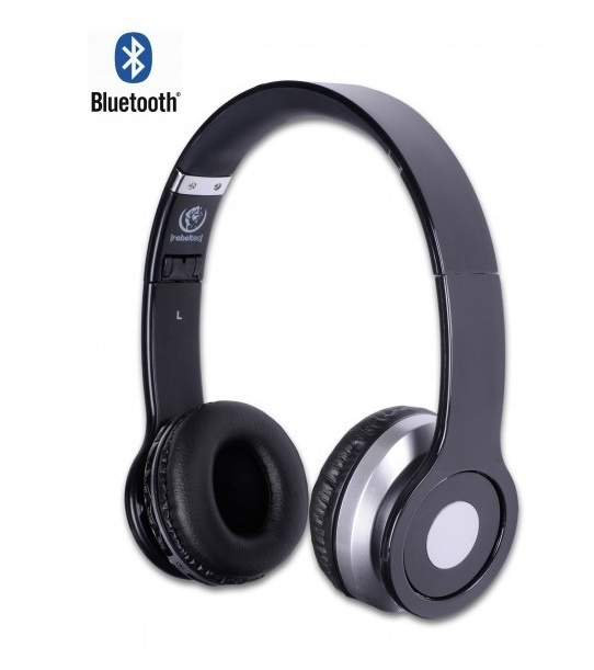 Rebeltec trådlösa hörlurar med Bluetooth, Crystal, svart i gruppen HJEMMEELEKTRONIK / Lyd & billede / Hovedtelefoner & Tilbehør / Hovedtelefoner hos TP E-commerce Nordic AB (38-72397)