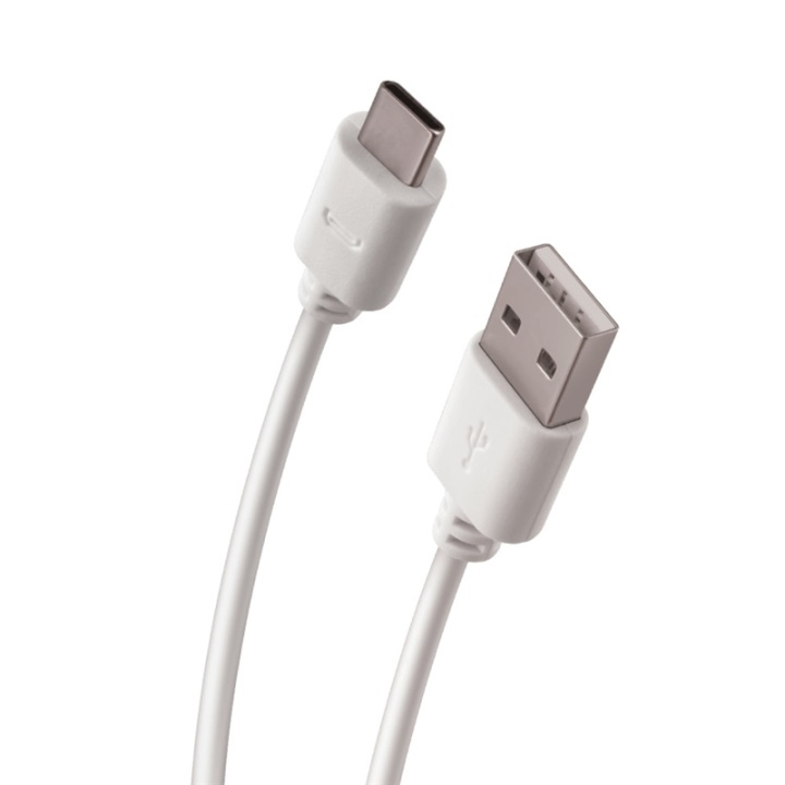 Forever USB-kabel, typ-C, vit i gruppen SMARTPHONES & TABLETS / Opladere og kabler / Kabler / Kabler Type C hos TP E-commerce Nordic AB (38-72588)