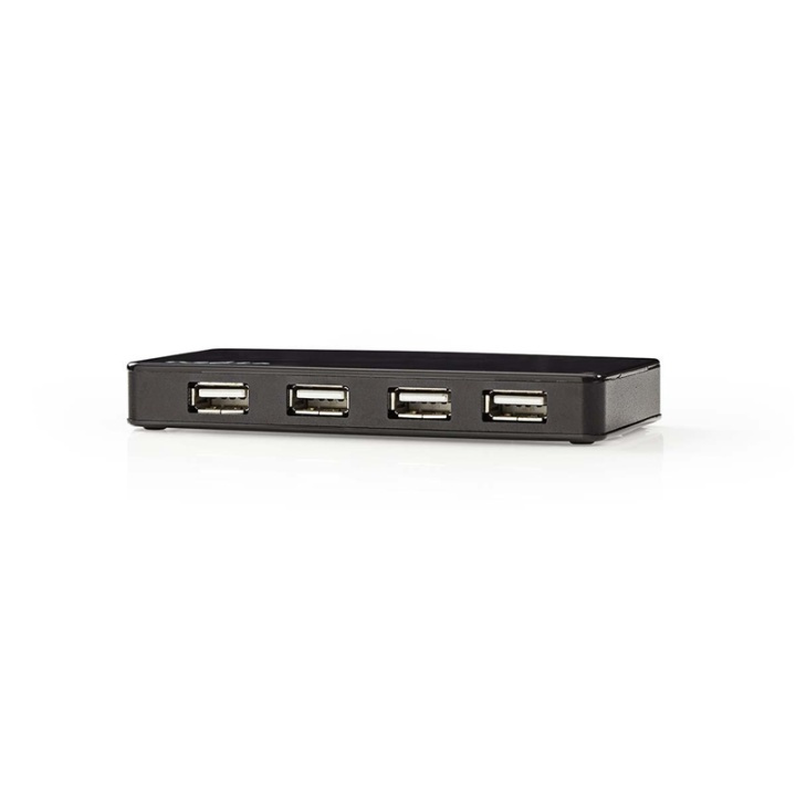 Nedis USB-hub | USB-A Han | USB-A Hun | 7-Port port(s) | USB 2.0 | Strømforsyning / USB Drevet | 7x USB i gruppen COMPUTERTILBEHØR / Computer Tilbehør / USB-hubs hos TP E-commerce Nordic AB (38-72950)