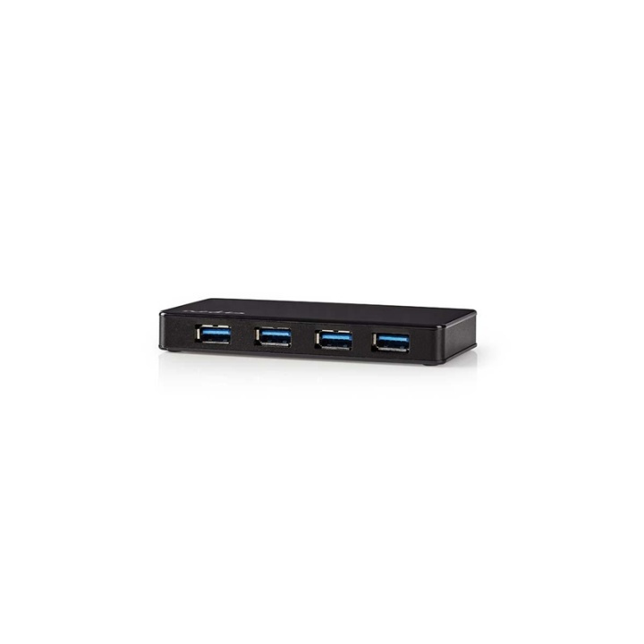 Nedis USB-hub | USB-A Han | 4x USB A Female | 4-Port port(s) | USB 3.2 Gen 1 | Strømforsyning / USB Drevet | 4x USB i gruppen COMPUTERTILBEHØR / Computer Tilbehør / USB-hubs hos TP E-commerce Nordic AB (38-72954)