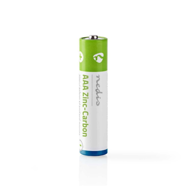 Nedis Zink-Carbon Batteri AAA | 1.5 V DC | Zink Karbon | 4-Blister | R03 | Forskellige enheder | Blå / Grøn i gruppen HJEMMEELEKTRONIK / Batterier og opladere / Batterier / AAA hos TP E-commerce Nordic AB (38-73002)