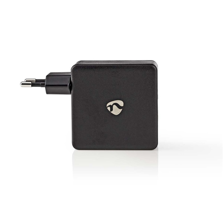 Nedis Vægoplader | 57 W | PD3.0 45W | Hurtigopladningsfunktion | 2.25 A / 2.4 / 3.0 A | Antal output: 2 | USB-A / USB-C™ | Uden Kabel | Automatisk Valgt Spænding | Sort i gruppen SMARTPHONES & TABLETS / Opladere og kabler / Vægoplader / Vægoplader USB hos TP E-commerce Nordic AB (38-73032)