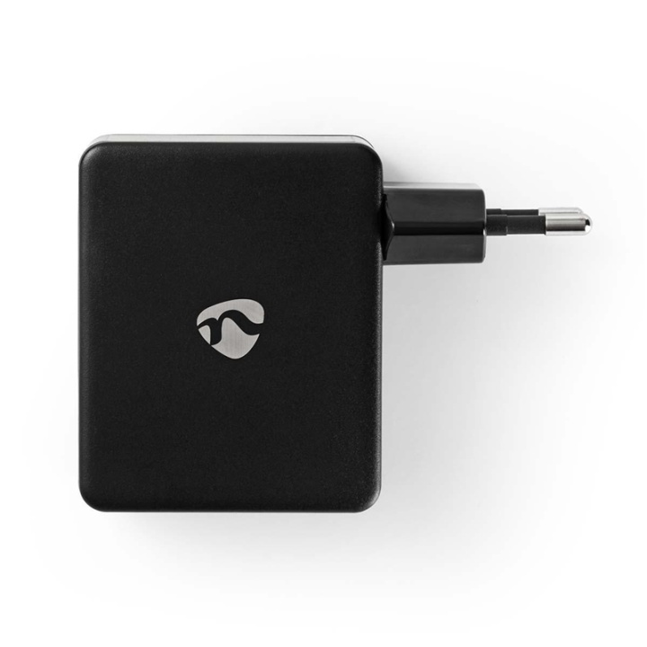 Nedis Vægoplader | 24 W | Hurtigopladningsfunktion | 4x 2.4 A | Antal output: 4 | 4x USB-A | Uden Kabel | Single Voltage Output | Sort i gruppen SMARTPHONES & TABLETS / Opladere og kabler / Vægoplader / Vægoplader USB hos TP E-commerce Nordic AB (38-73070)