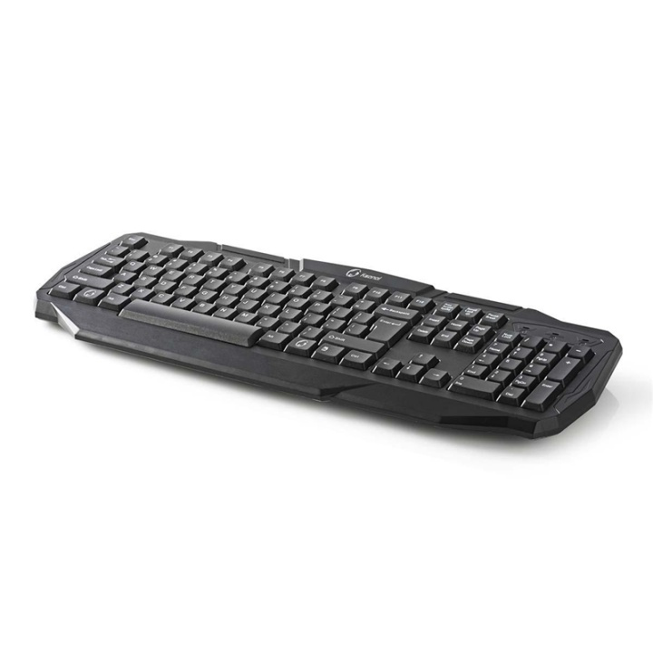 Nedis Wired Gaming Keyboard | USB 2.0 | Membrane Nøgler | LED | US international | US layout | USB Drevet | Strømkabellængde: 1.50 m | Gaming i gruppen COMPUTERTILBEHØR / GAMING / Tastatur hos TP E-commerce Nordic AB (38-73189)