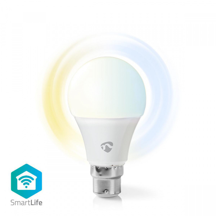SmartLife LED-Pære | Wi-Fi | B22 | 800 lm | 9 W | Cool Hvid / Varm Hvid | 2700 - 6500 K | Energiklasse: A+ | Android™ / IOS | A60 | 1 stk. i gruppen HJEM, HUS & HAVE / Smart hjem / Smart belysning hos TP E-commerce Nordic AB (38-73511)