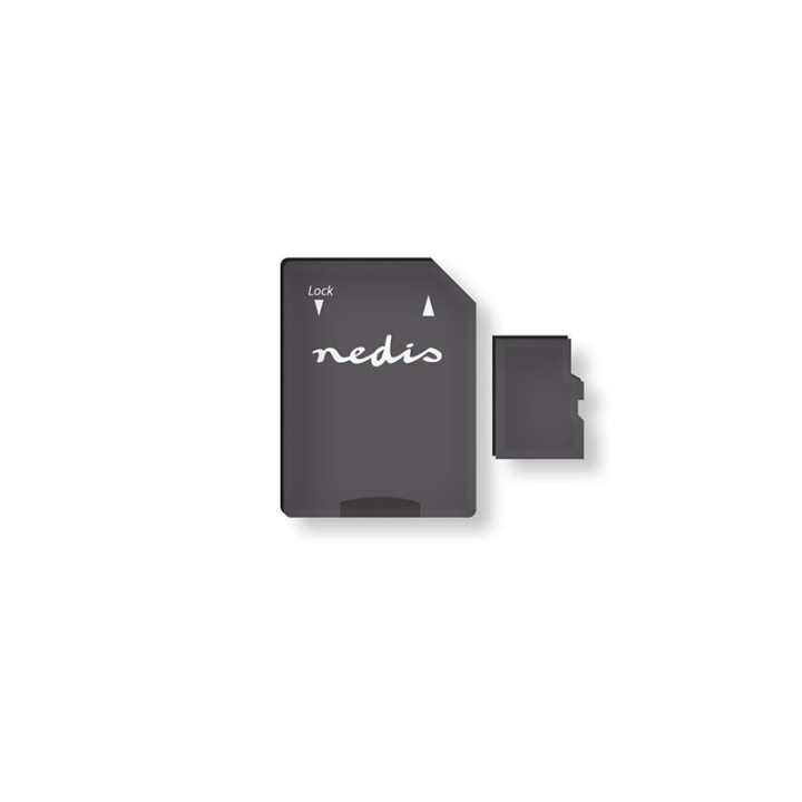 Nedis microSD-hukommelseskort | microSDHC | 32 GB | Skrivehastighed: 90 MB/s | Læs hastighed: 45 MB/s | UHS-I | SD adapter inkluderet i gruppen HJEMMEELEKTRONIK / Lagringsmedier / Hukommelseskort / MicroSD/HC/XC hos TP E-commerce Nordic AB (38-73529)
