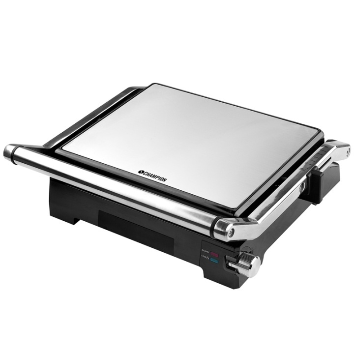 Champion Paninigrill Pro 180 grader i gruppen HJEM, HUS & HAVE / Husholdningsapparater / Brødristere & Sandwich Makers / Bordgrill & Raclette hos TP E-commerce Nordic AB (38-74032)