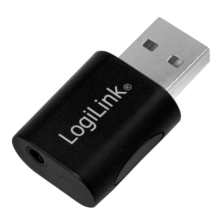 LogiLink USB-ljudkort 3,5mm-uttag i gruppen COMPUTERTILBEHØR / Computer Tilbehør / Eksternt lydkort hos TP E-commerce Nordic AB (38-74252)