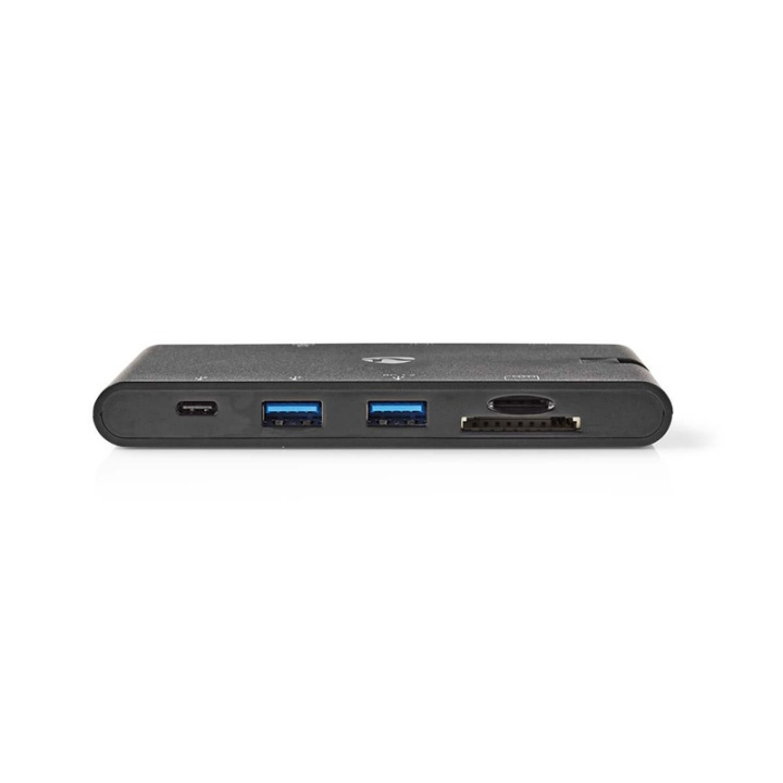 Nedis USB Docking Station | USB 3.2 Gen 1 | USB-C™ Han | HDMI™ Hun / Micro SD / RJ45 Hun / SD / VGA Hun / 2x USB-A / 2x USB-C™ | Runde | Nikkelplateret | Sort | Window Box med Euro lås i gruppen COMPUTERTILBEHØR / Bærbare computere og tilbehør / Docking stationer hos TP E-commerce Nordic AB (38-74432)