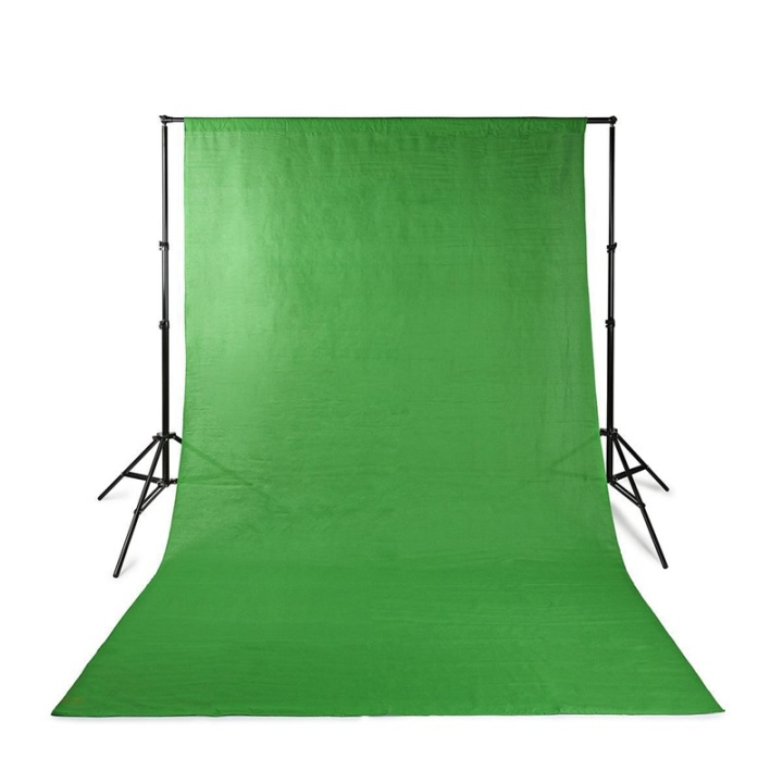 Nedis Fotostudie Baggrund Set | 1,90 x 2,95 m | Rejsetaske inkluderet | Stativer inkluderet | Sort | 1 stk i gruppen HJEMMEELEKTRONIK / Foto og video / Fotografi udstyr / Andet hos TP E-commerce Nordic AB (38-74526)