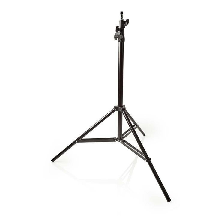 Nedis Foto Studio Lys Stand | Maksimal belastningskapacitet: 4.0 kg | Maksimal arbejdshøjde: 260 cm | 3 Segmenter | Rejsetaske inkluderet | Aluminium | Sort i gruppen HJEMMEELEKTRONIK / Foto og video / Fotografi udstyr / Andet hos TP E-commerce Nordic AB (38-74533)