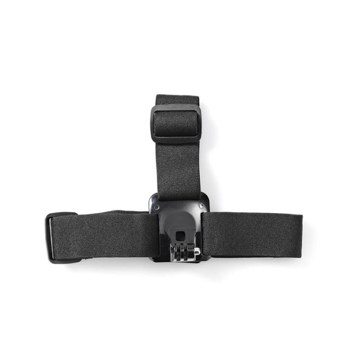 Nedis Action Cam Mount | Hovedstrop | Sort i gruppen SPORT, FRITID & HOBBY / Action kameraer og tilbehør / Andet tilbehør hos TP E-commerce Nordic AB (38-74548)