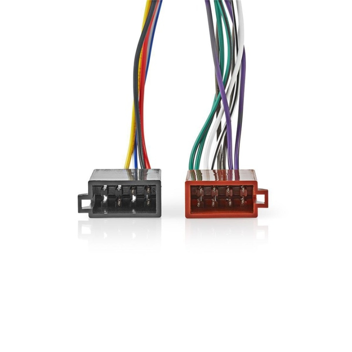 Nedis ISO Adapter Kabel | ISO kompatibilitet: Kenwood | 0.15 m | Runde | PVC | Plastikpose i gruppen BIL / Bil lyd & multimedia / Kabler hos TP E-commerce Nordic AB (38-74562)