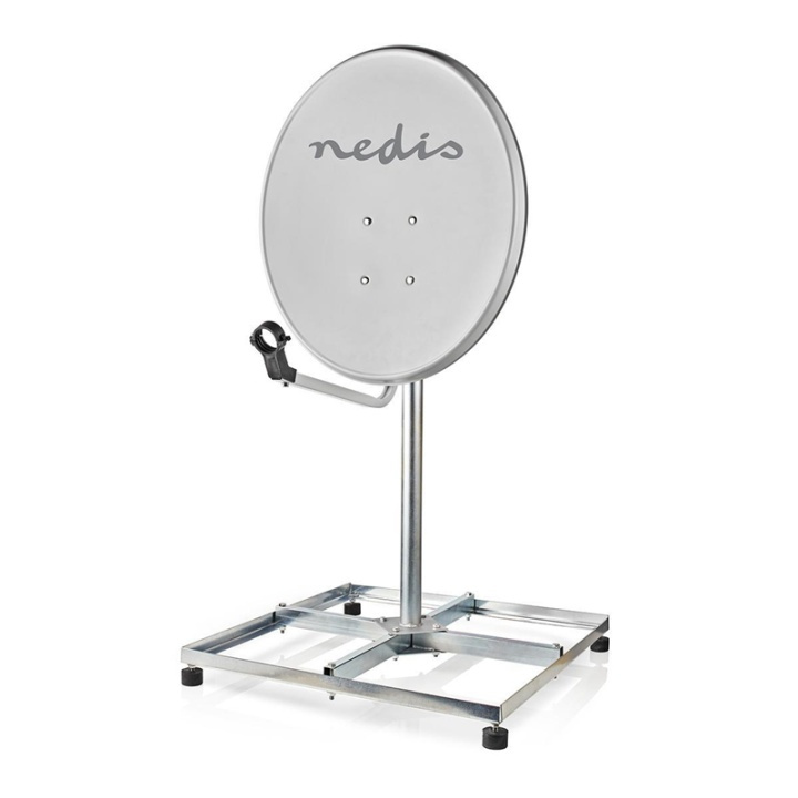 Nedis Satellit Balkon Stand | mast længde: 0.75 m | Maksimal størrelse: 90.0 cm | Bundpladestørrelse: 4 x 30 x 30 cm | Stål | Sølv i gruppen HJEMMEELEKTRONIK / Lyd & billede / Tv og tilbehør / Antenner og tilbehør hos TP E-commerce Nordic AB (38-74577)