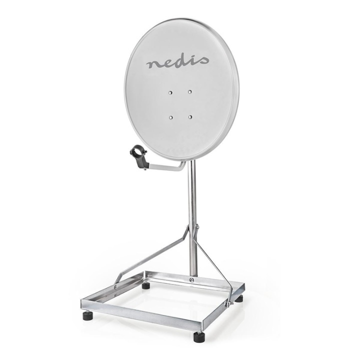 Nedis Satellit Balkon Stand | mast længde: 1.00 m | Maksimal størrelse: 90.0 cm | Bundpladestørrelse: 1 x 50 x 50 cm | Stål | Sølv i gruppen HJEMMEELEKTRONIK / Lyd & billede / Tv og tilbehør / Antenner og tilbehør hos TP E-commerce Nordic AB (38-74578)