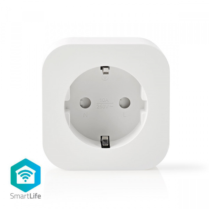 Nedis SmartLife Smart Plug | Wi-Fi | 2500 W | EU stik / Type F (CEE 7/7) | -10 - 45 °C | Android™ / IOS | Hvid i gruppen HJEM, HUS & HAVE / Smart hjem / Smart plugs hos TP E-commerce Nordic AB (38-74600)