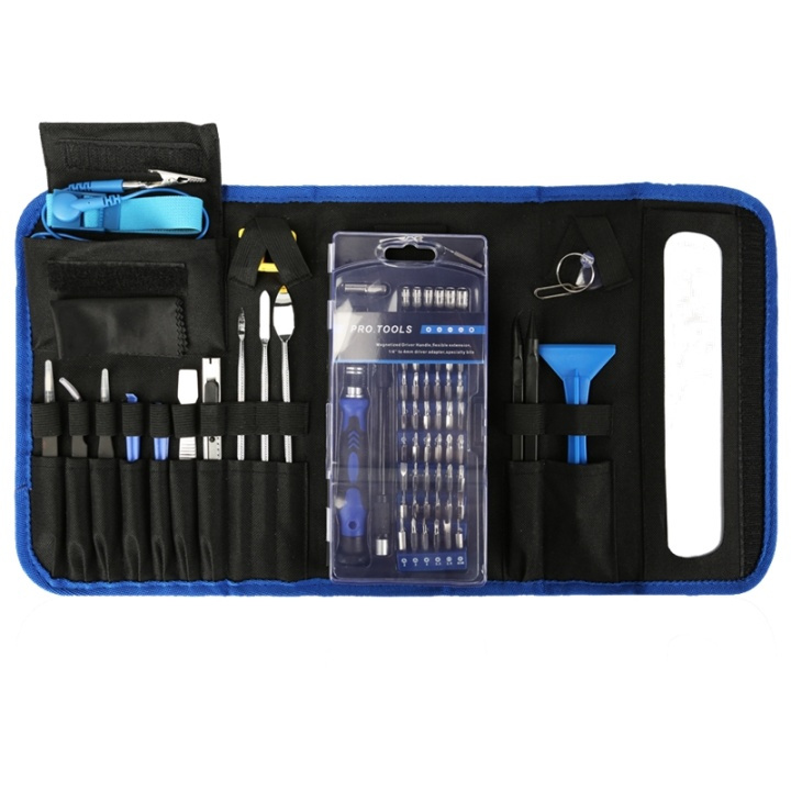 Universal Professional repair set, 85 parts, multi-purpose, stainless i gruppen HJEM, HUS & HAVE / Værktøj / Øvrigt værktøjer og tilbehør hos TP E-commerce Nordic AB (38-74791)