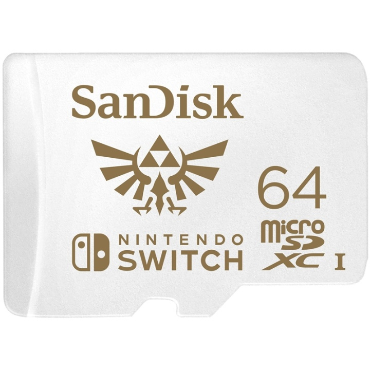 SanDisk MicroSDXC Nintendo Switch 64GB UHS-I, 100/60 i gruppen HJEMMEELEKTRONIK / Lagringsmedier / Hukommelseskort / MicroSD/HC/XC hos TP E-commerce Nordic AB (38-74987)