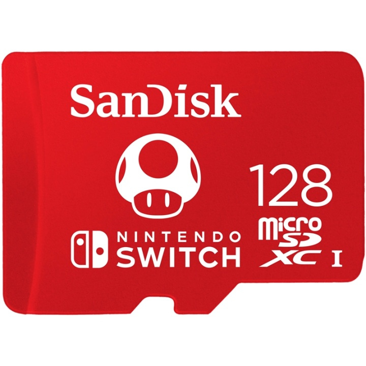 SANDISK MicroSDXC Nintendo Switch 128GB UHS-I,100/90 i gruppen HJEMMEELEKTRONIK / Lagringsmedier / Hukommelseskort / MicroSD/HC/XC hos TP E-commerce Nordic AB (38-74988)