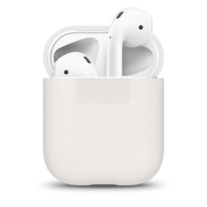 Elago Beskyttelses Etui til Airpod Silikone Hvid i gruppen HJEMMEELEKTRONIK / Lyd & billede / Hovedtelefoner & Tilbehør / Tilbehør hos TP E-commerce Nordic AB (38-75019)