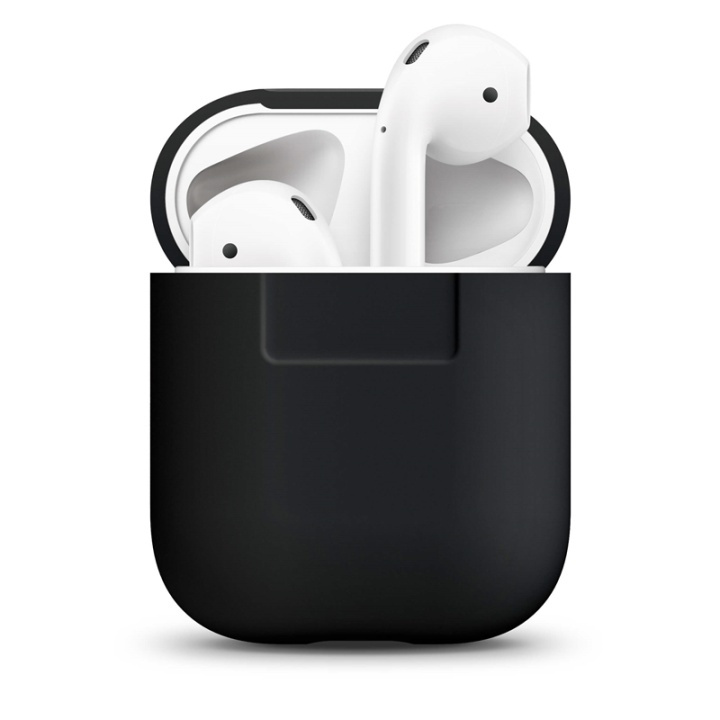 Elago Beskyttelses Etui til Airpod Silikone Sort i gruppen HJEMMEELEKTRONIK / Lyd & billede / Hovedtelefoner & Tilbehør / Tilbehør hos TP E-commerce Nordic AB (38-75020)