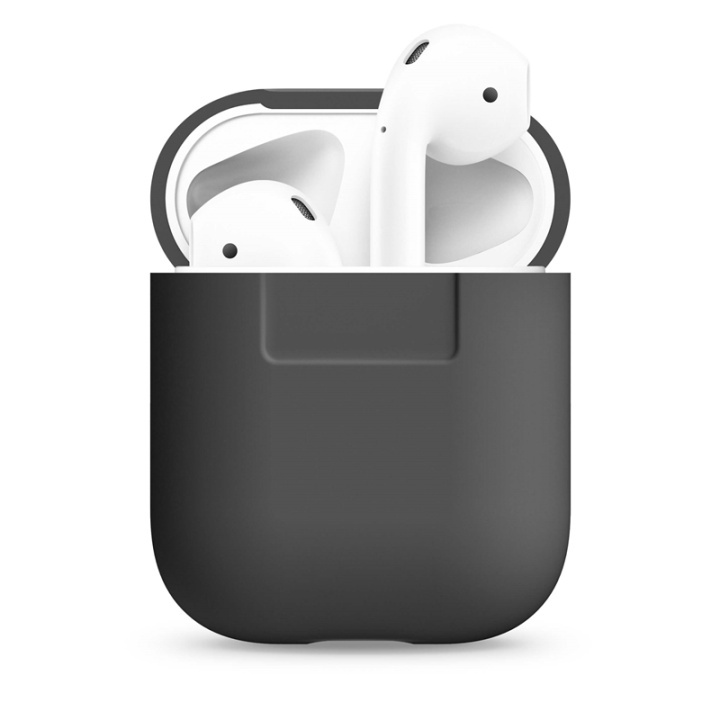 Elago Beskyttelses Etui til Airpod Silikone Mørkegrå i gruppen HJEMMEELEKTRONIK / Lyd & billede / Hovedtelefoner & Tilbehør / Tilbehør hos TP E-commerce Nordic AB (38-75021)